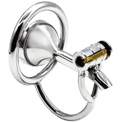 Reverse Null Micro Chastity - Stainless Steel - bhs-317