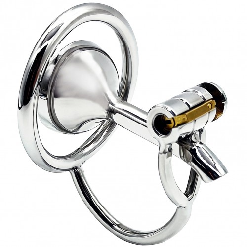 RVS Null Micro kuisheidskooi met balsplitter - bhs-317