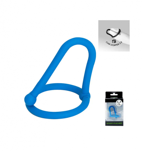 Silicone Cum Stopper 2.0 - Blue - du-136943