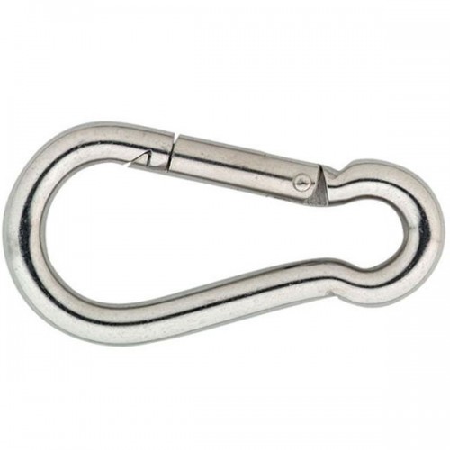 Polished Stainless Steel Carabiner hook 100x10 - sr-9709705