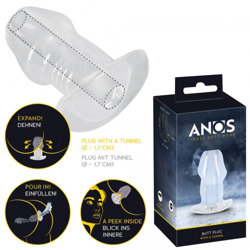 Butt Plug Ø48 mm with Tunnel by ANOS - or-50062790000
