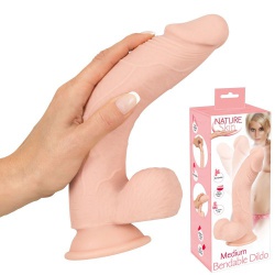 Medium Bendable Dildo by Nature Skin - or-05328190000