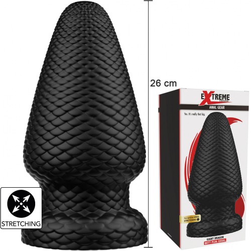 Giant Dragon Butt Plug PVC XXXL