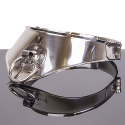 Medieval Locking Collar with Ring Ø11cm - opr-112-tms-0107