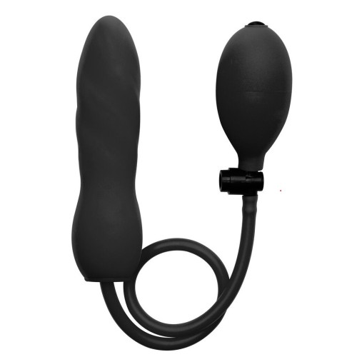 Inflatable Silicone Twist by Ouch! - sht-ou088blk