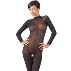 transparante catsuit met open kruis van NO:XQSE - or-02300490000