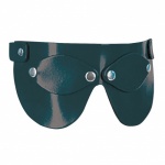 Black Leather Eyemask 405 - le-405-blk