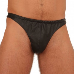 Leather Men's Slip by Ledapol - le-994