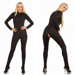 Zwarte Stretch Catsuit 3109 - le-3109