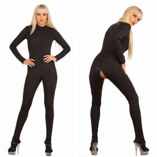 Ganzkörper Stretch Overall Schwarz 3109 - le-3109