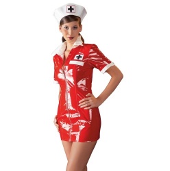 Lack-Kleid Krankenschwester - or-0241750