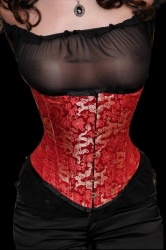 Zijden corset met Chinese draak-design - et-ec005-seide