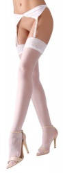 White suspender-stockings - or-02309100000