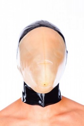 Latex Vacuum Mask with Zipper by Latexa - la-3077