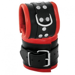 Wrist Cuffs Black-Red - os-0102-2r