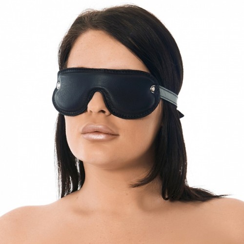 Padded Leather Blindfold - ri-7576