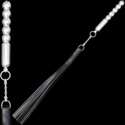 Rotary whip with a aluminum dildo - os-0142