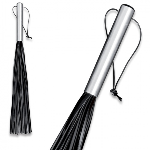 Cowhide Whip with Stainless Steel handle - os-0145-2