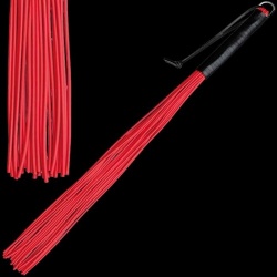 Latex whip with 24 red stripes - os-0147-1