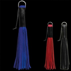 Nappa leather whip with 50 stripes - os-0153-b