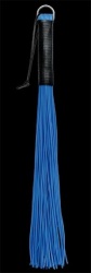 Latex Peitsche mit 72 Streifen - blau - os-0161-3b
