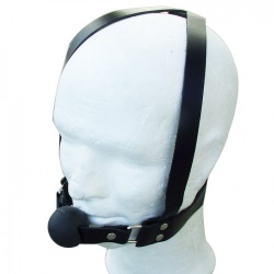 Ball Gag Head Harness by NLLeather - nl-bghh