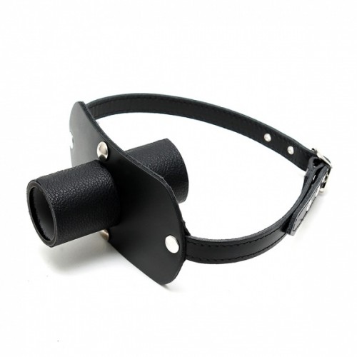 open mouth gag on headstrap / pissgag Ø 40 MM - ri-7587