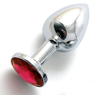 Attractive Butt Plug Red Jewelry  Ø 1.1 inch - bhs-106red