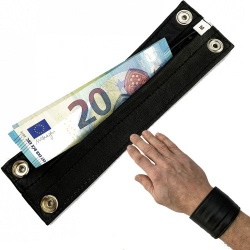 Black Leather Party Wallet by NLLeather - nl-wallet