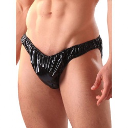 PVC Male Bikini Briefs - hr-h1084