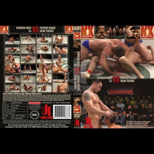 Naked Kombat 6 - Spencer Reed & DJ vs Patrick Rouge & Dean Tucker The Live Audience Match - KINK-NK-006