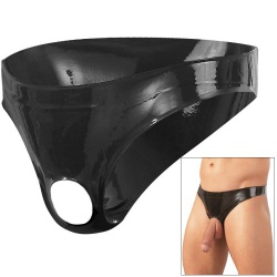 Latex Herren Slip One-size von Late-X Fetish Wear - or-29103301151