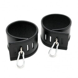 Anklecuffs with bracket and carabine hooks - ri-7635