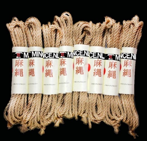 6 x 8 mtr. Traditioneel Japans bondage touw - ta-jutonawa-asanawa