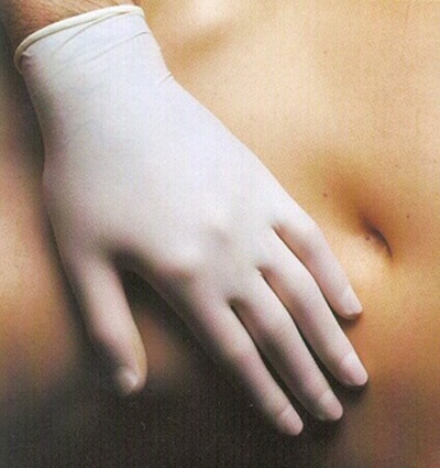 Medizinische Latex Handschuhe - papstar 100