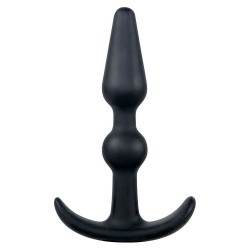 Black Silicone Butt Plug by You2Toys - or-05046020000